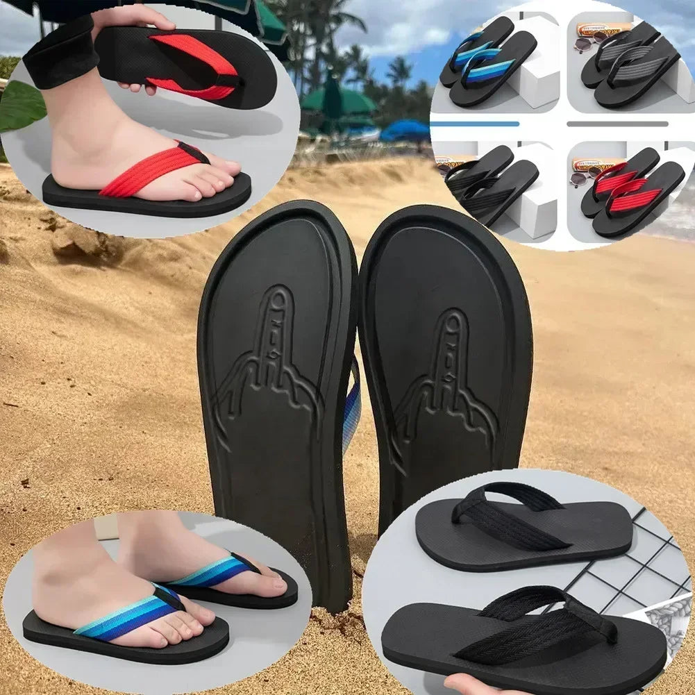 Middle Finger Flip Flops